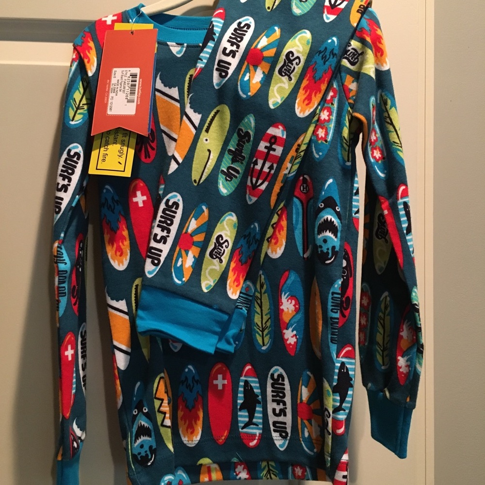 New Hatley Organic Cotton Pajamas- Boy’s Size 6